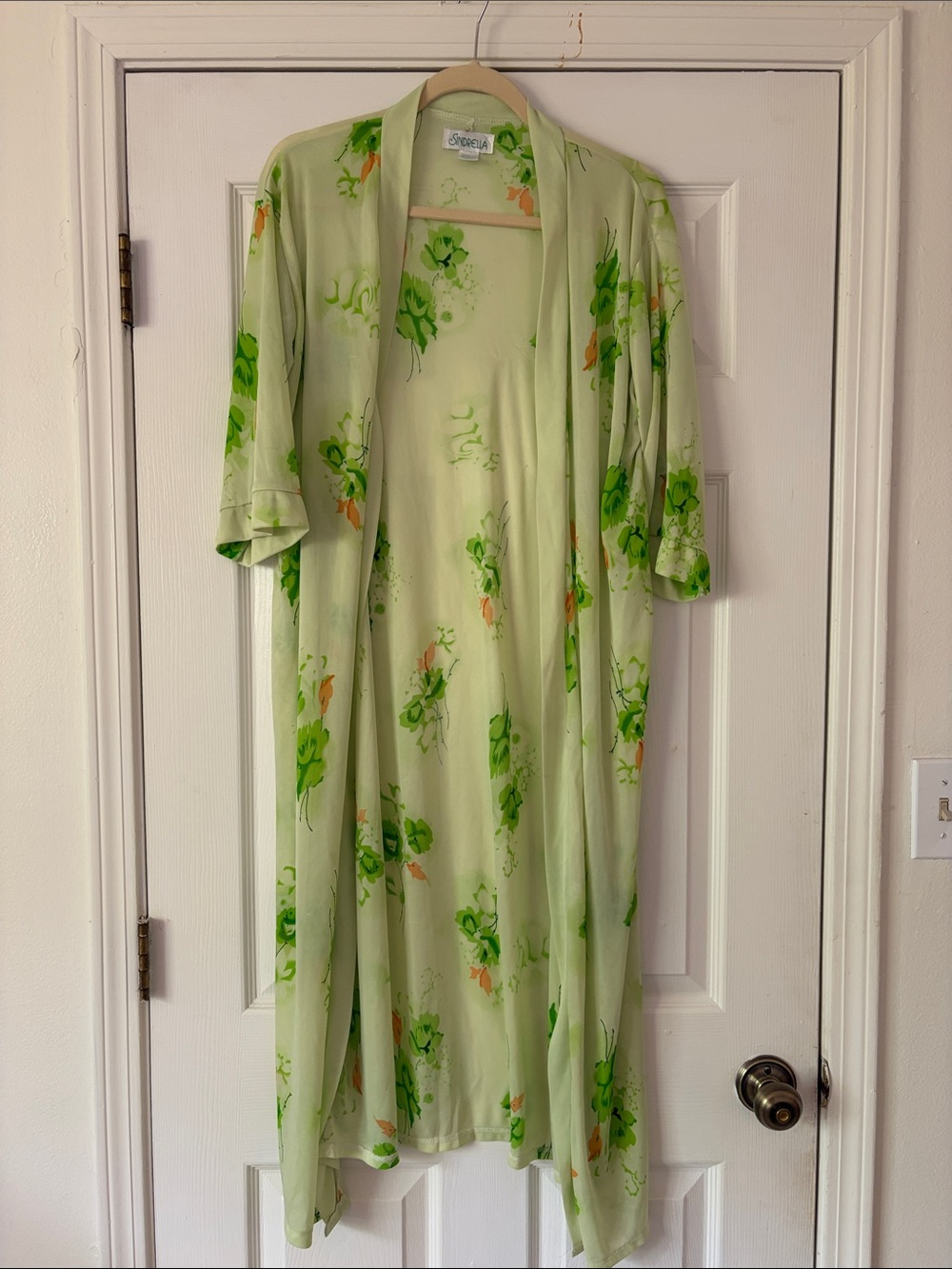 Vintage green nightgown set - Picture 5 of 5